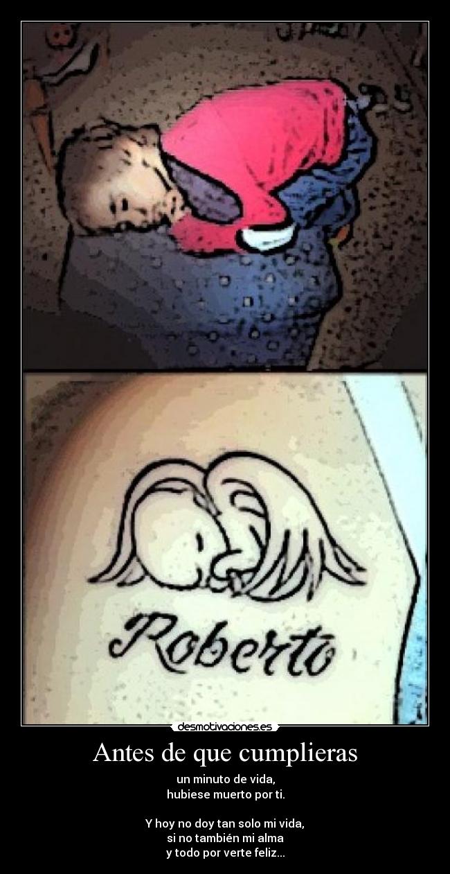 Antes de que cumplieras - 