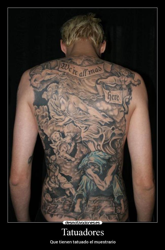 Tatuadores - Que tienen tatuado el muestrario