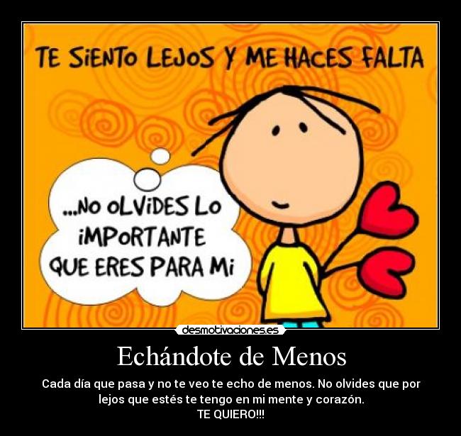 Echándote de Menos -
