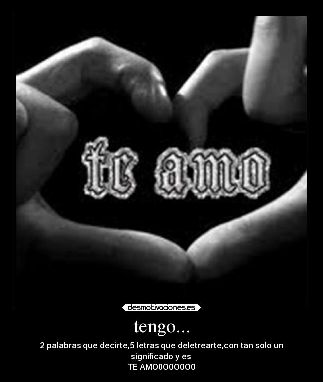 tengo... - 