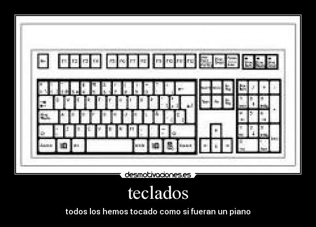 teclados - todos los hemos tocado como si fueran un piano