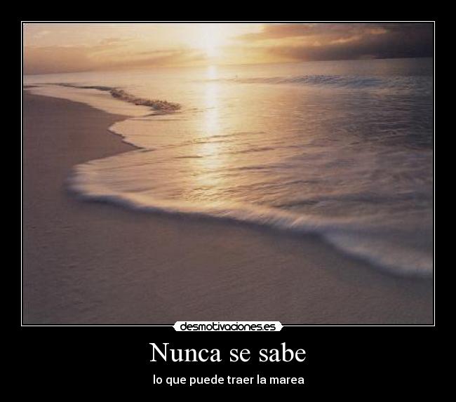 Nunca se sabe - 