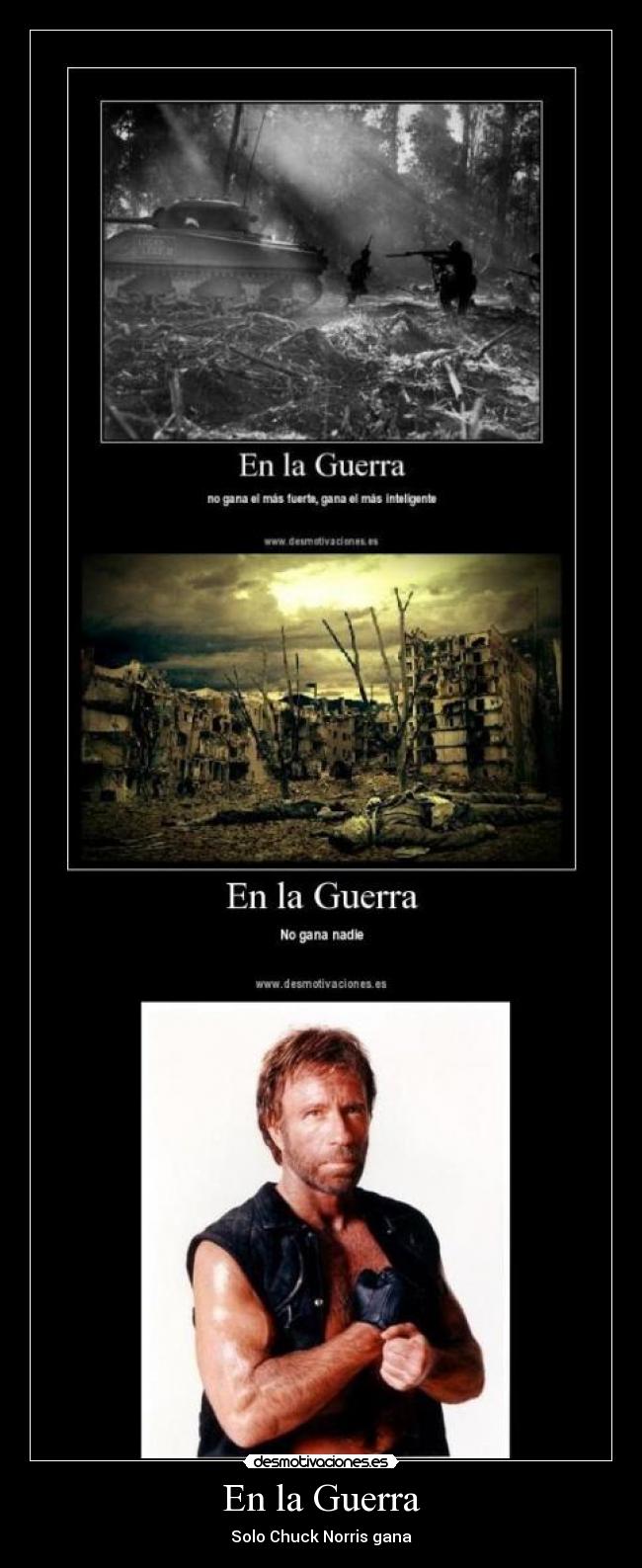 En la Guerra - Solo Chuck Norris gana