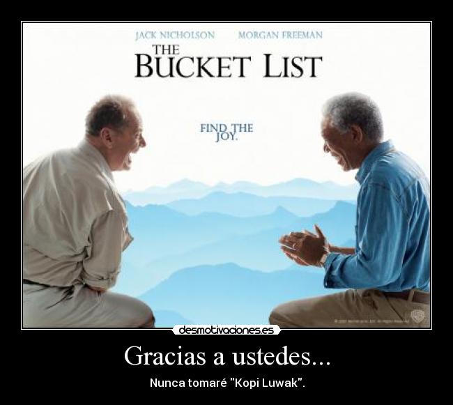 Gracias a ustedes... - 