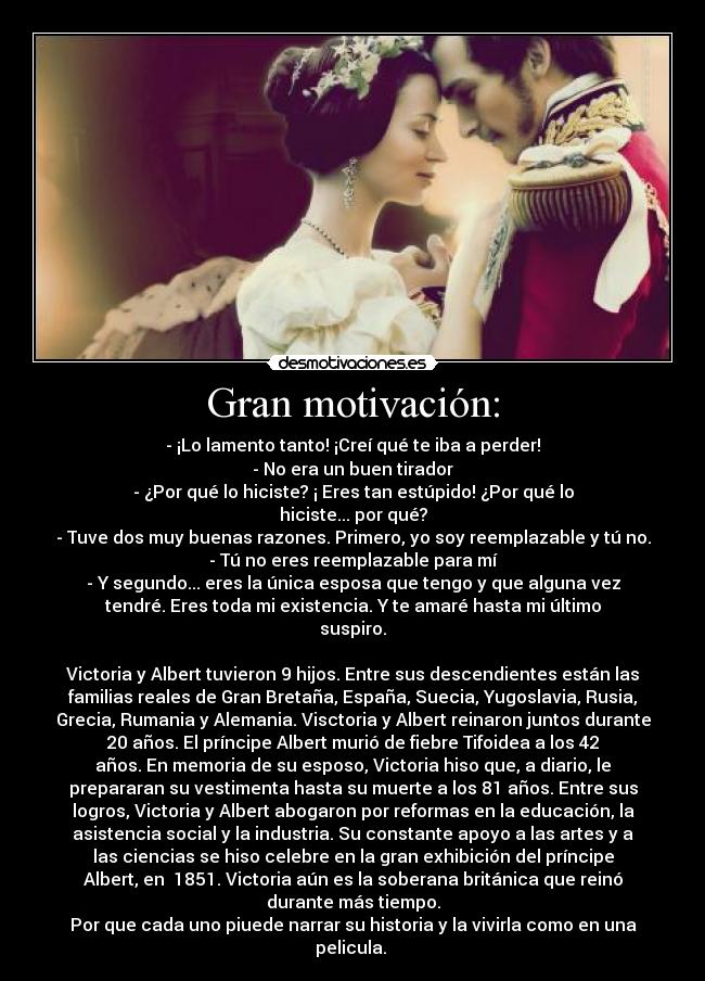 Gran motivación: -
