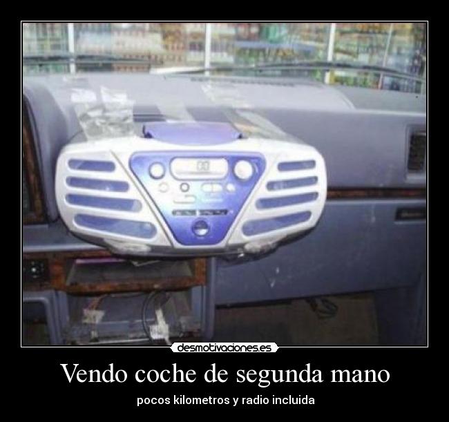 Vendo coche de segunda mano -  pocos kilometros y radio incluida