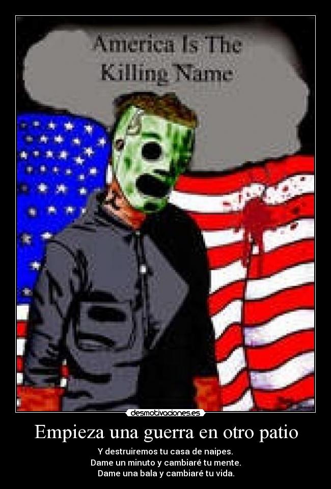 Empieza una guerra en otro patio - 