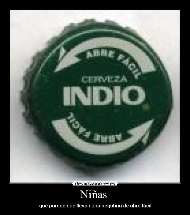 Niñas  - que parece que llevan una pegatina de abre fácil