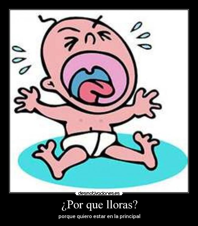 ¿Por que lloras? - 