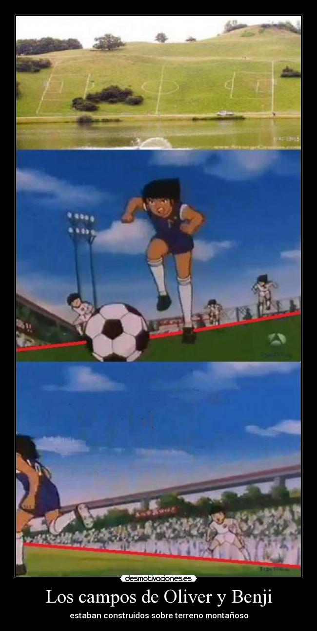Los campos de Oliver y Benji -