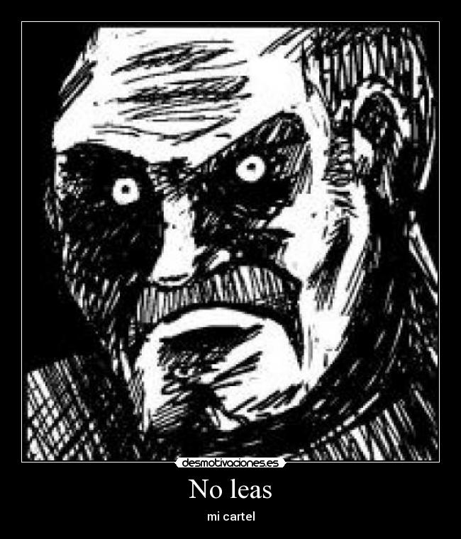 No leas -