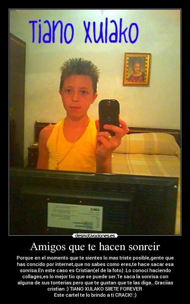 Amigos que te hacen sonreir -