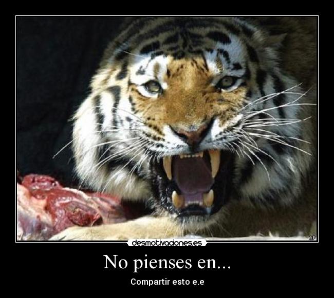 No pienses en... - Compartir esto e.e