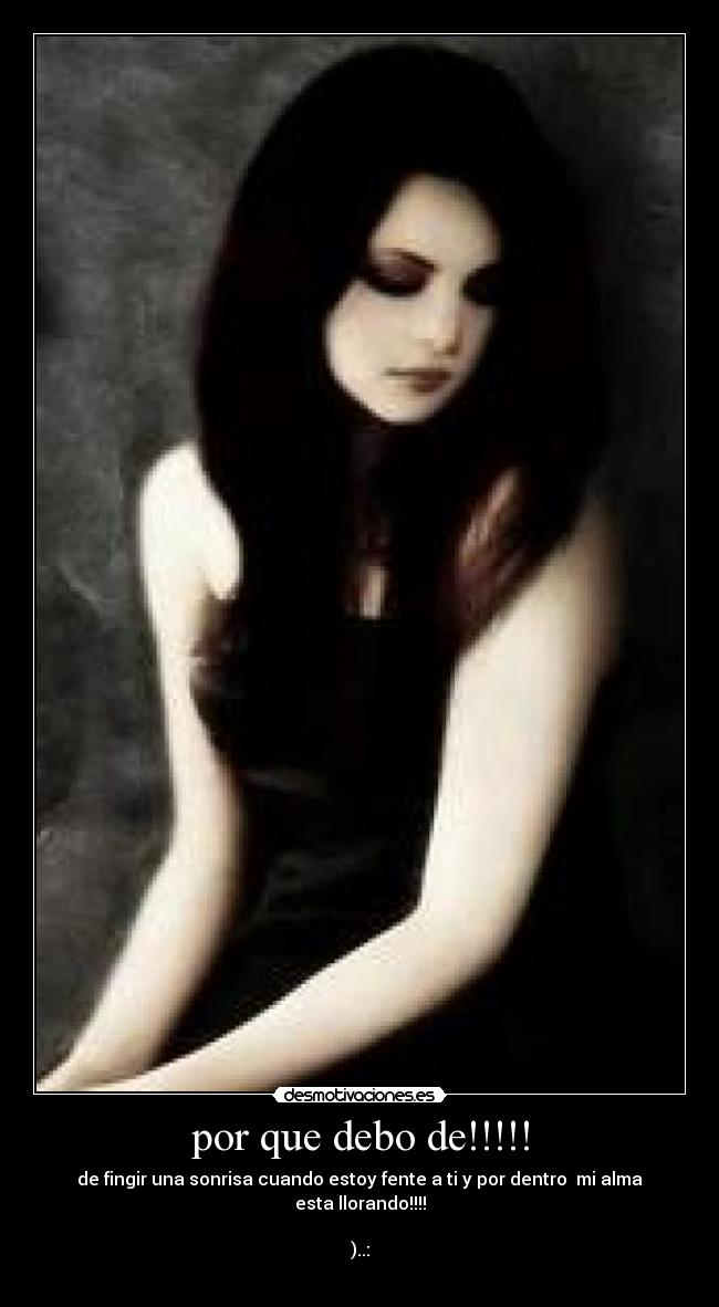 por que debo de!!!!! -