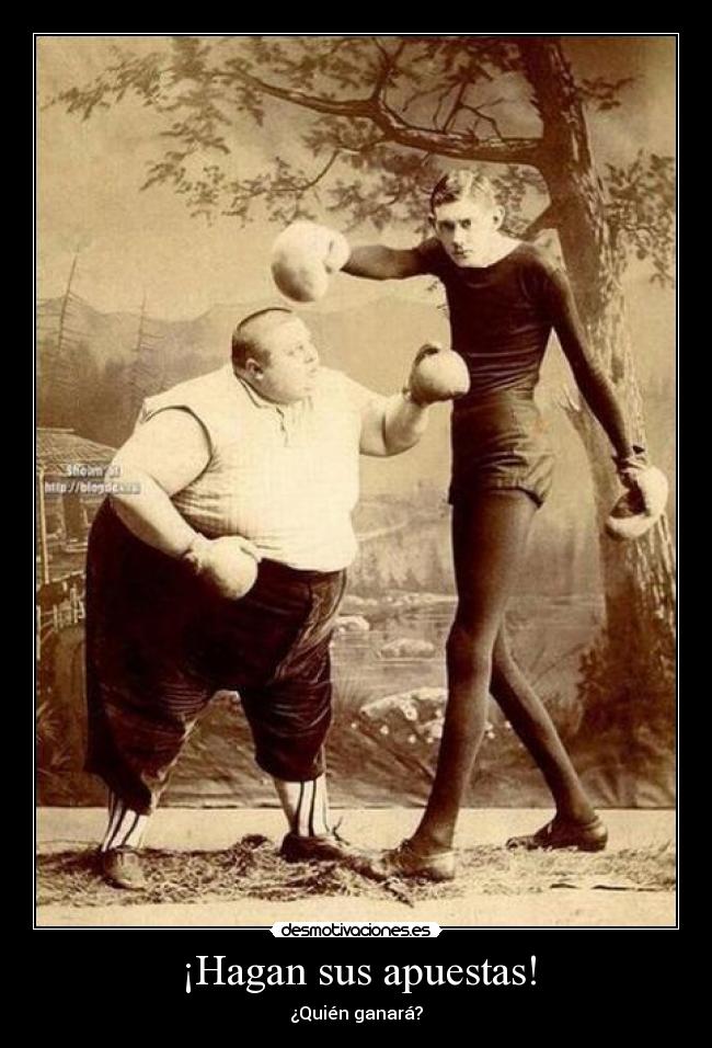 ¡Hagan sus apuestas! -