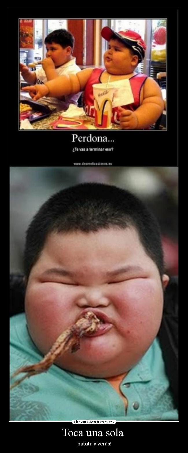 Toca una sola - patata y verás!