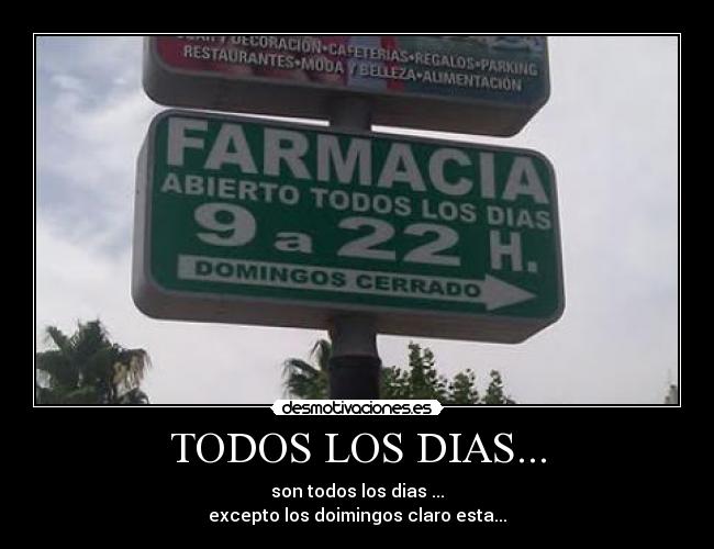 TODOS LOS DIAS... - 