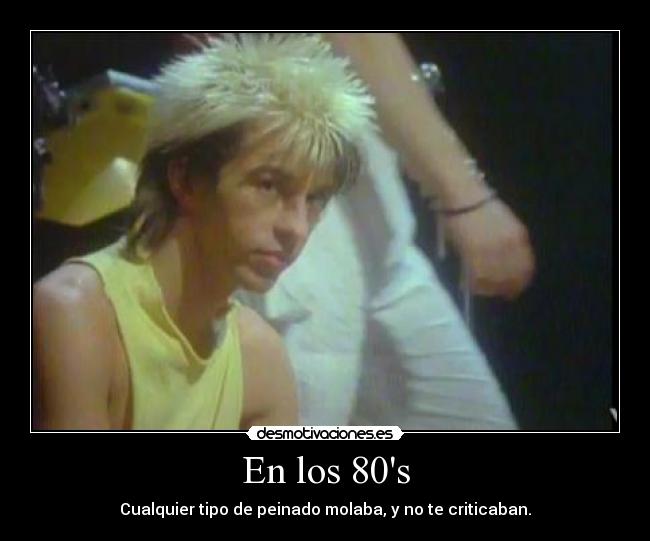 carteles los 80s desmotivaciones