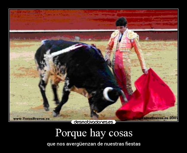Porque hay cosas -