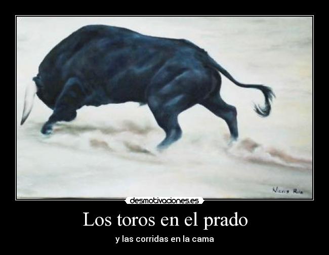 Los toros en el prado - 