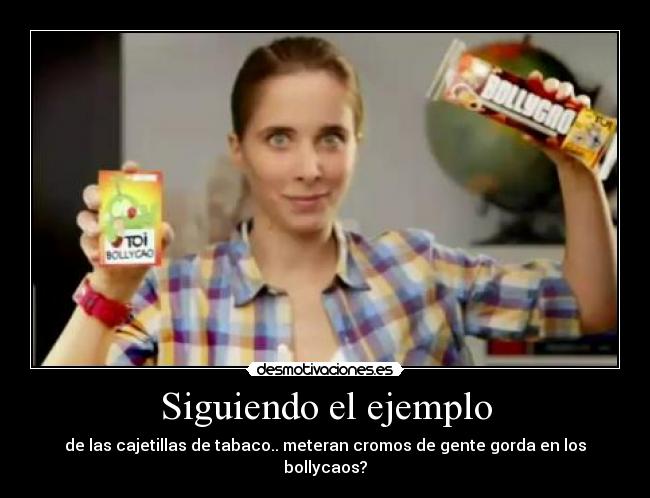 Siguiendo el ejemplo - 