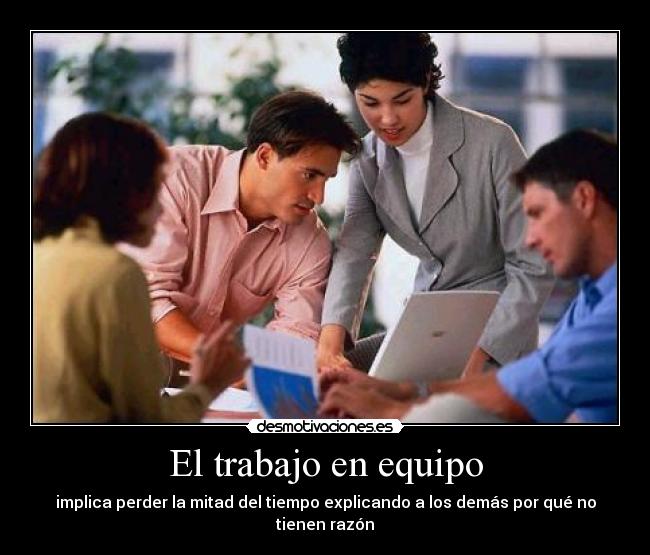 El trabajo en equipo - 