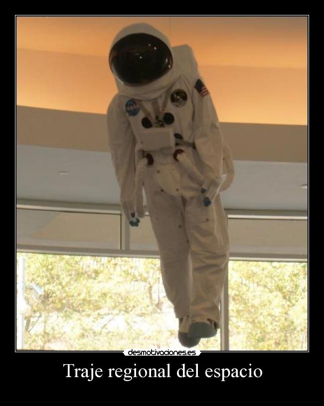 Traje regional del espacio - 