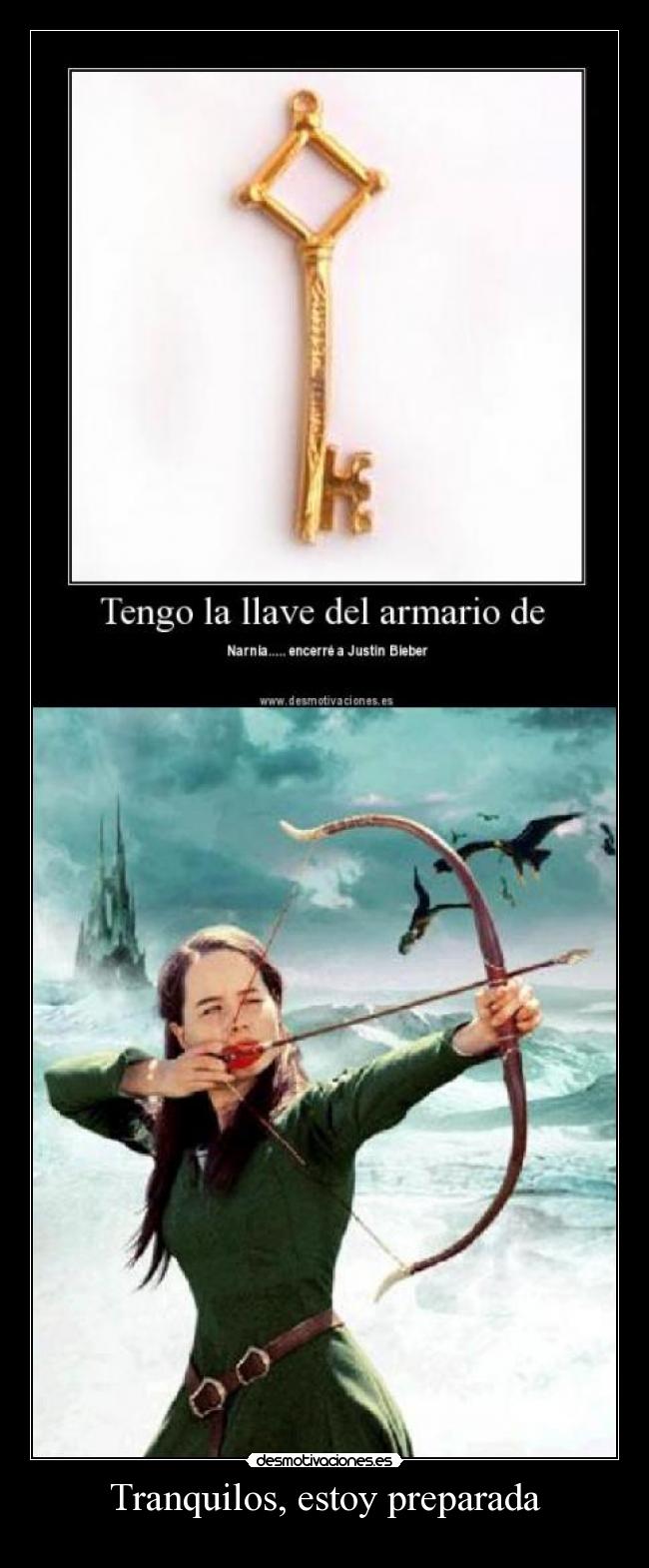 Tranquilos, estoy preparada - 