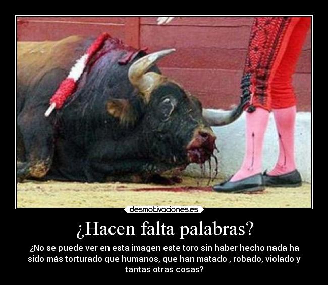 ¿Hacen falta palabras? -