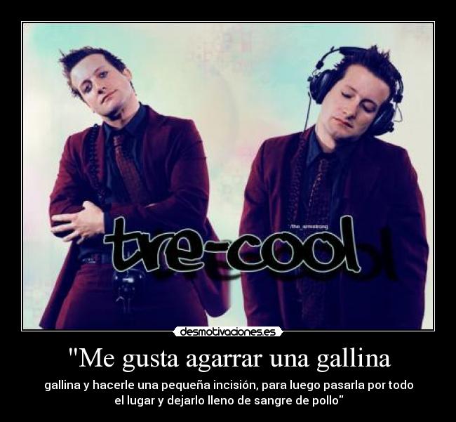 Me gusta agarrar una gallina -