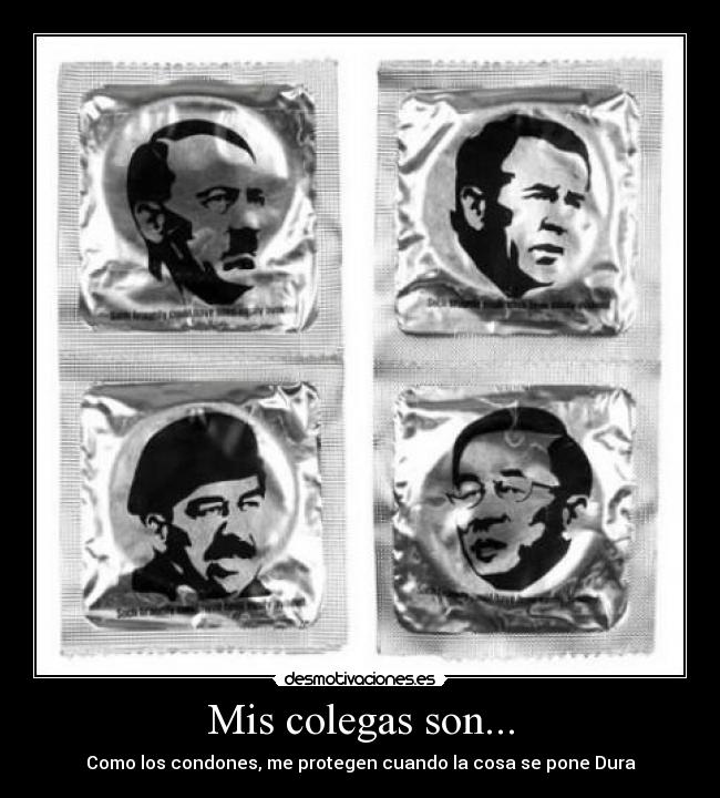 carteles condones desmotivaciones