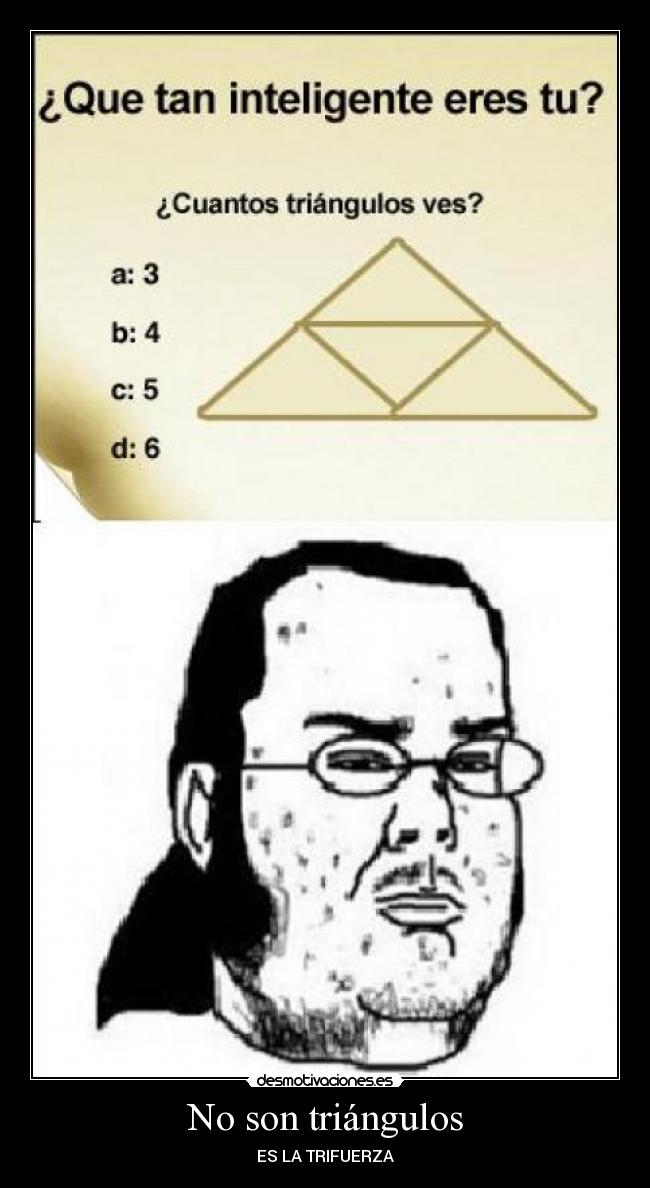 No son triángulos -