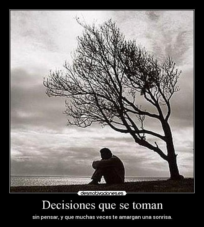 Decisiones que se toman - 