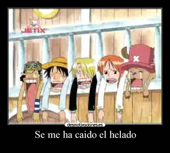 Se me ha caido el helado -