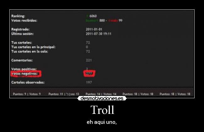 Troll - eh aqui uno, 