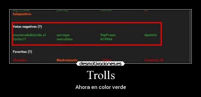 carteles trolls ahora color verde justin bieber amor sexo porno chuck norris desmotivaciones