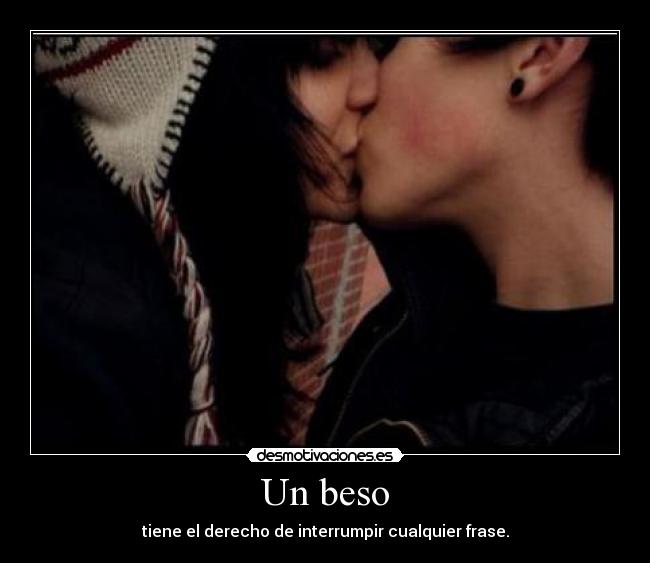 Un beso -