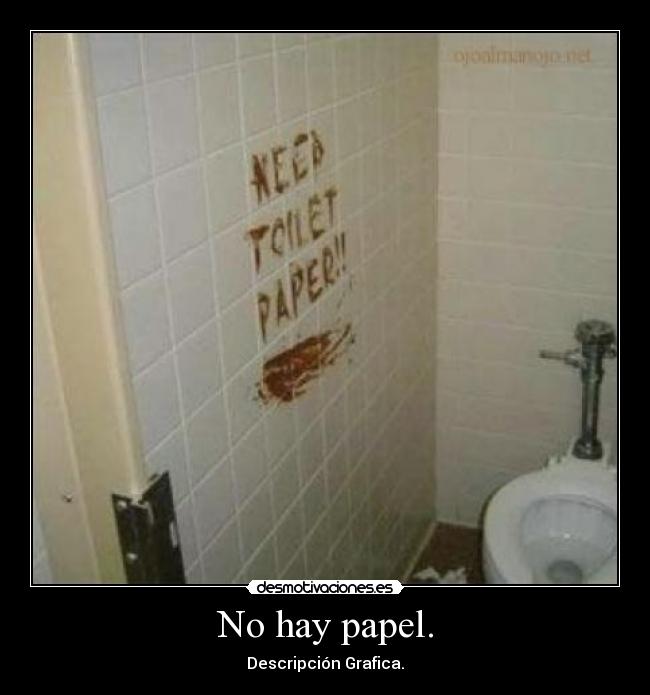 No hay papel. - Descripción Grafica.