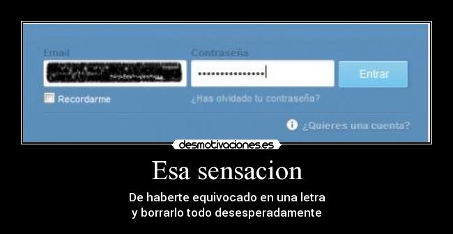 Esa sensacion -