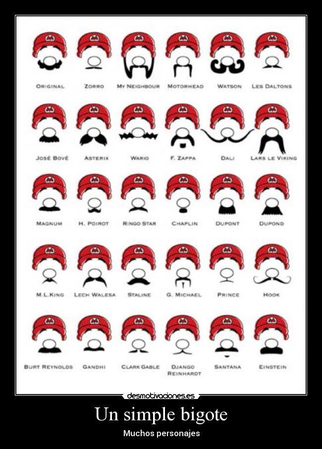 Un simple bigote - 