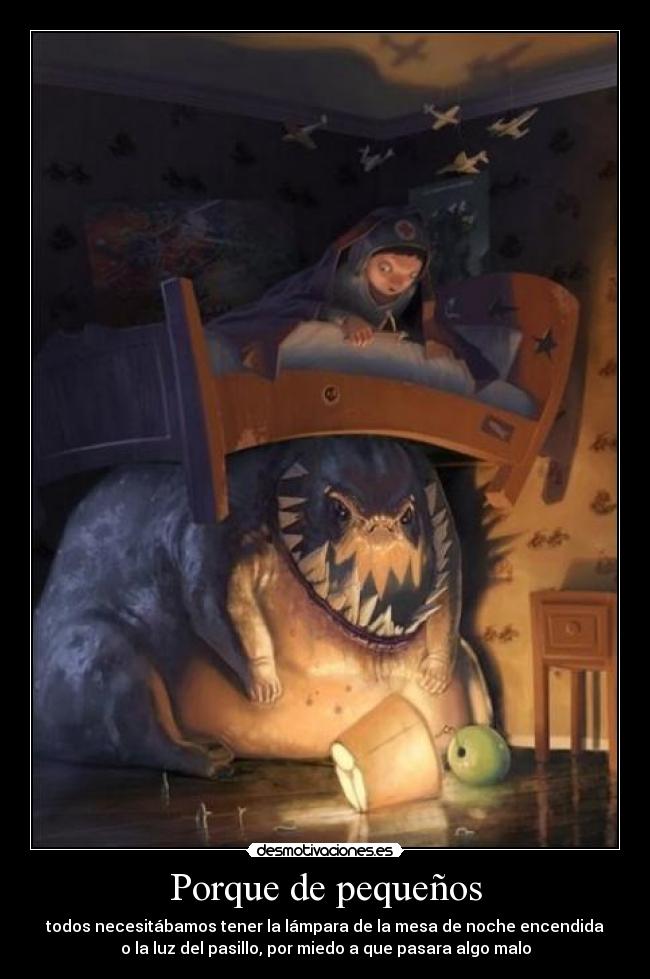 Porque de pequeños -