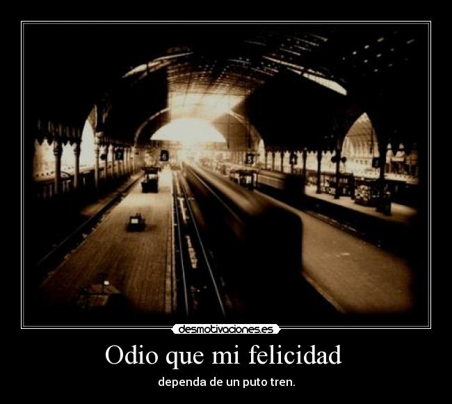 Odio que mi felicidad  - 