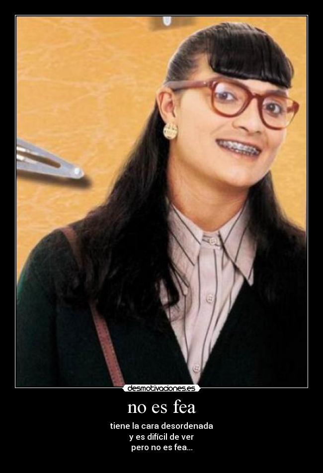 no es fea -