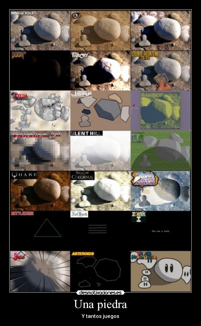 Una piedra - Y tantos juegos