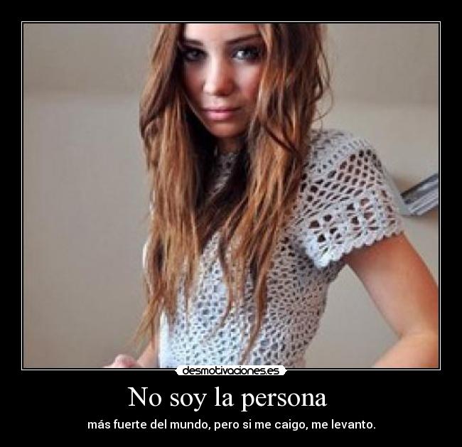 No soy la persona  - 