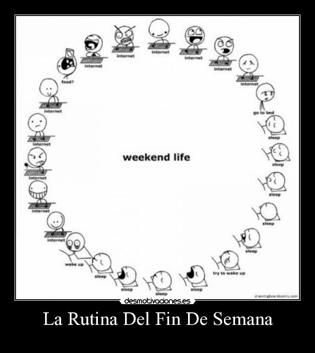 La Rutina Del Fin De Semana -