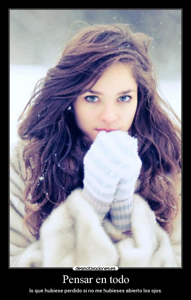 Pensar en todo -