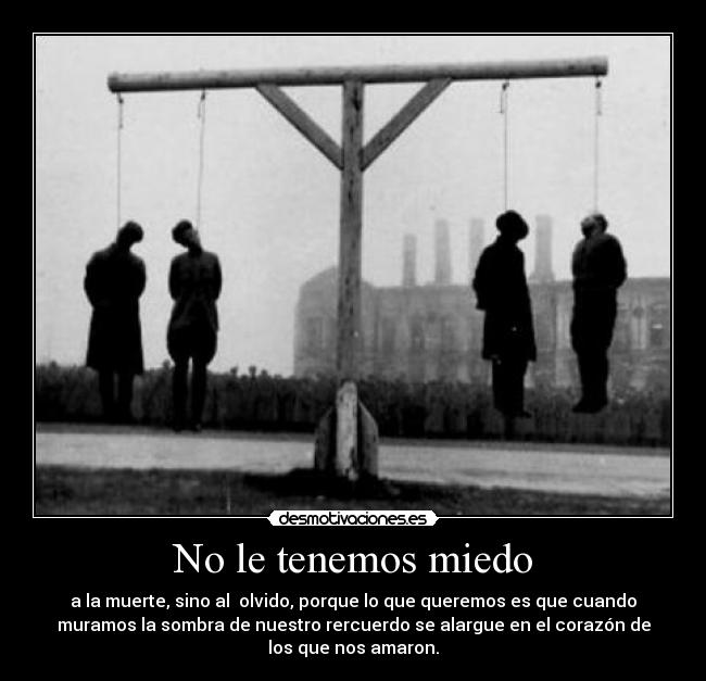 No le tenemos miedo - 