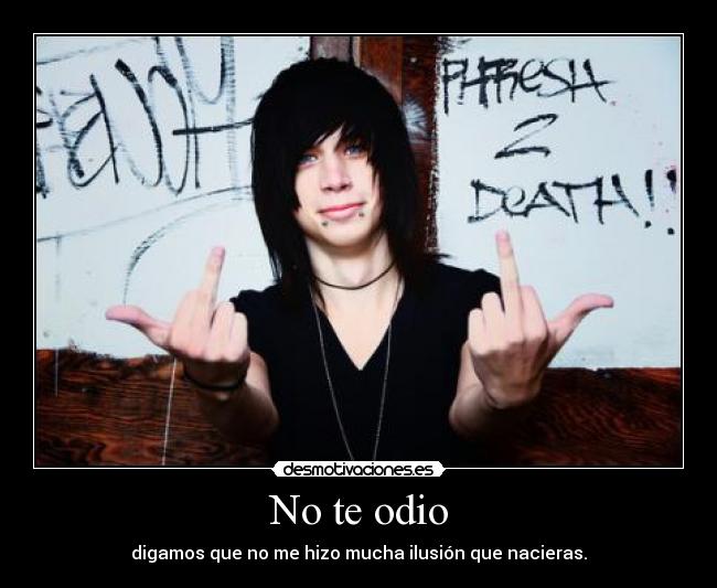 No te odio - 