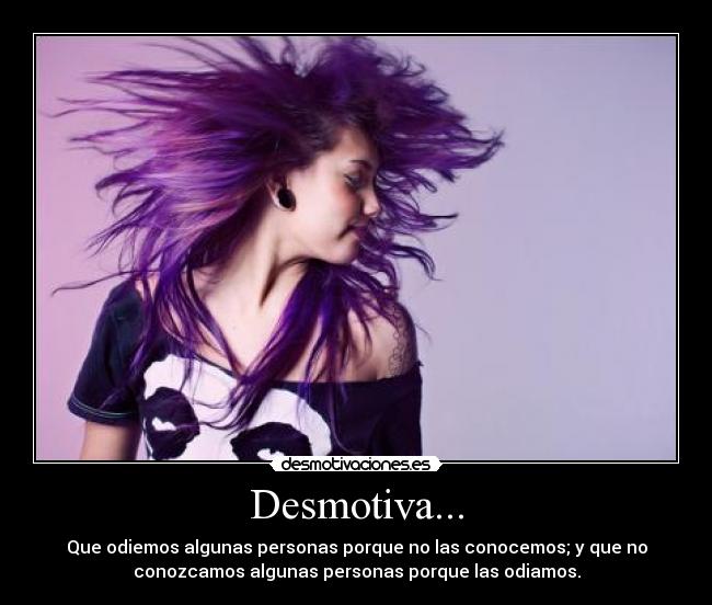 Desmotiva... -